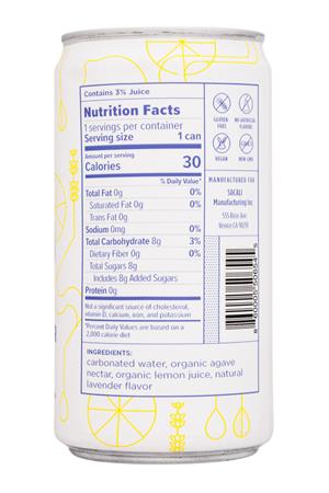 Cann: Caan-8oz-2021-Unspiked-LemonLavendar-Facts