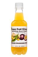 Cape Cod Ginger: CapeCodGinger-12oz-PassionFruit-Front