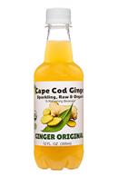 Cape Cod Ginger: CapeCodGinger-12oz-Original-Front