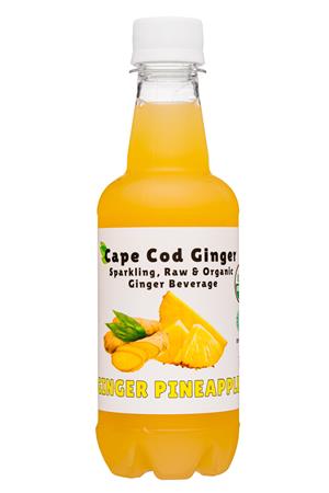 Cape Cod Ginger: CapeCodGinger-12oz-2021-GingBev-GingerPineapple-Front