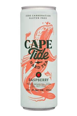 Cape Tide Hard Tea: CapeTide-12oz-2023-HardTea-Rasp