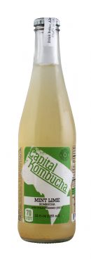 Capital Kombucha: CapKom MintLime Front