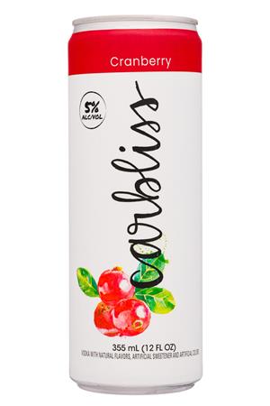 Carbliss: Hand Crafted Premium Cocktails: Carbliss-12oz-2021-HardSeltz-Cranberry