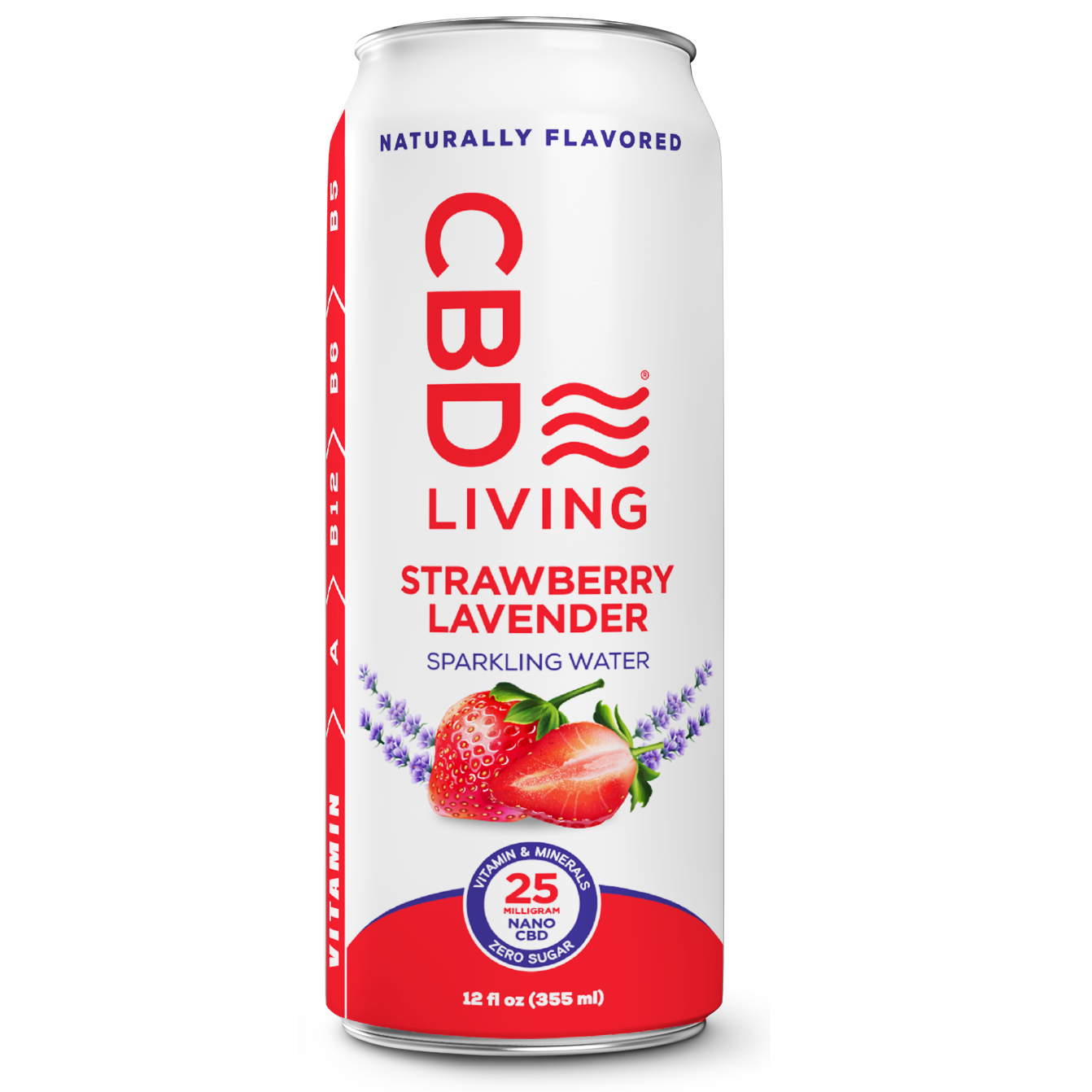 CBD Living Sparkling Strawberry Lavender