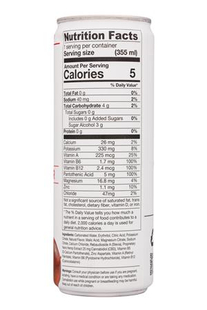 CBD Living: CBDLiving-12oz-2020-SparklingWater-AppleGinger-Facts