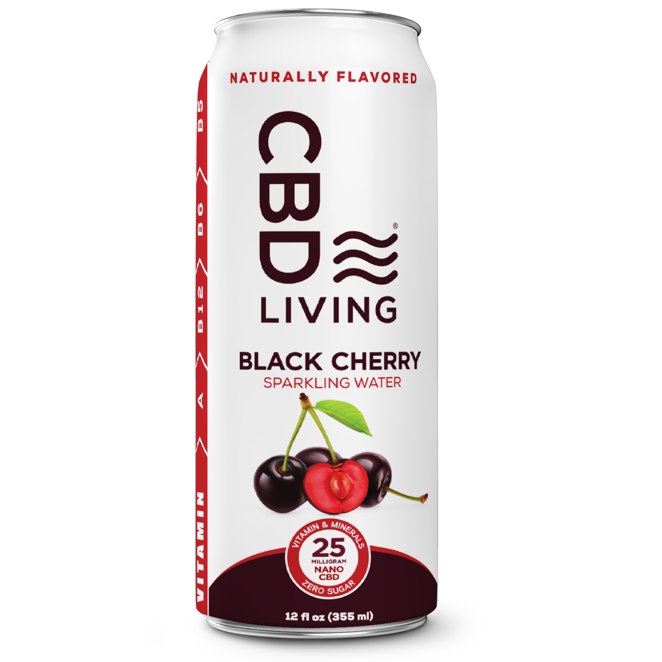 CBD Living: Photo of CBD Living Black Cherry Sparking Water - CBD Living (uploaded by company)