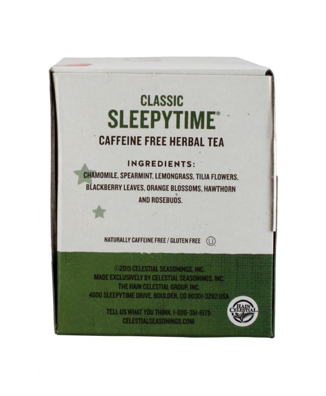 Celestial Seasonings Tea Bags: Celestial Sleepytime Facts