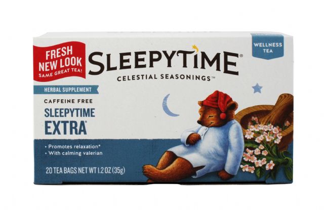 Celestial Seasonings Tea Bags: Celestial SleepExtra Front