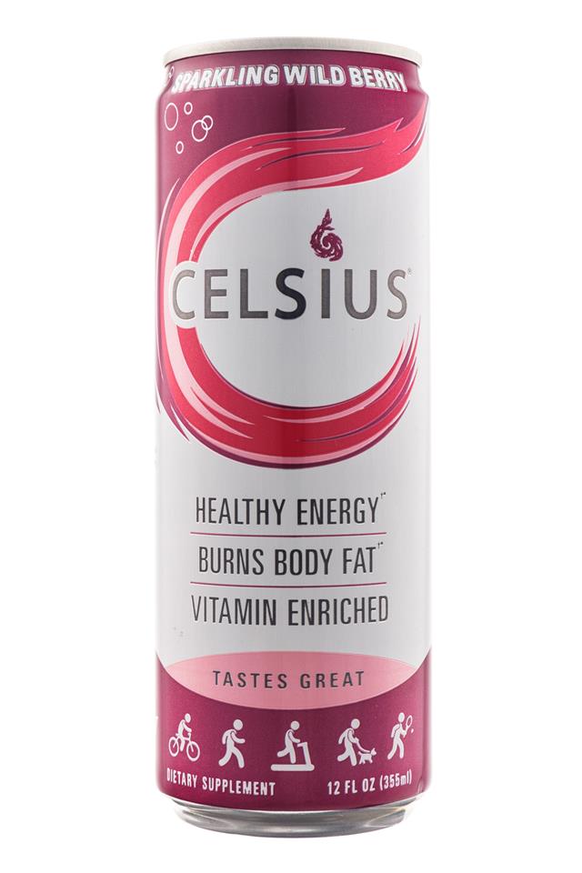 CELSIUS : Celsius-HealthyEnergy-SparklingWildBean-Front