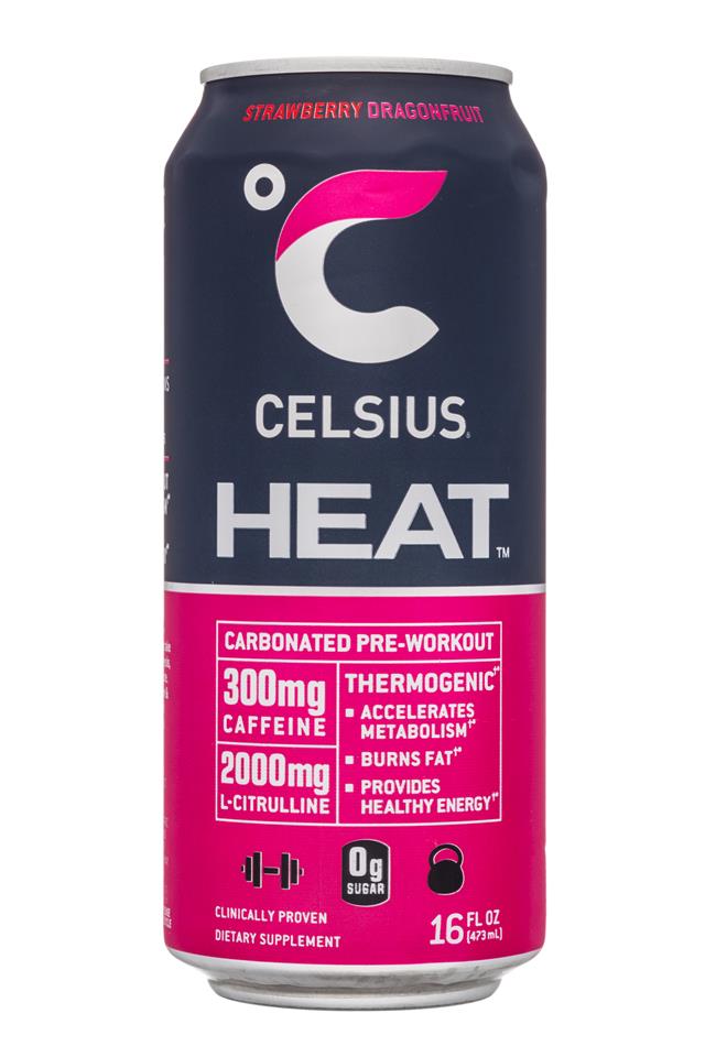 CELSIUS : Celsius-16oz-StrawberryDragonfruit-Front