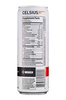 CELSIUS : Celsius-12oz-Sparkling-RaspberryAcai-Facts