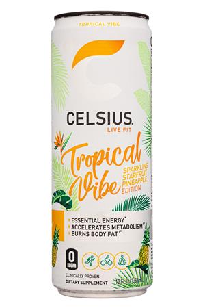 CELSIUS : Celsius-12oz-2021-Vibe-Tropical-Front