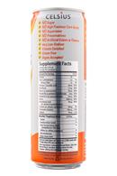 CELSIUS : Celsius-HealthyEnergy-SparklingOrange-Facts