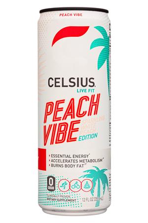 CELSIUS : Celsius-12oz-2021-Vibe-Peach-Front