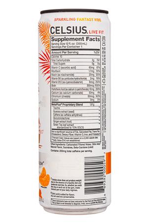 CELSIUS : Celsius-12oz-2023-SparklingMandarinMarshmallow-FantasyVibe-Facts