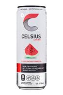 CELSIUS : Celsius-12oz-Sparkling-Watermelon-Front