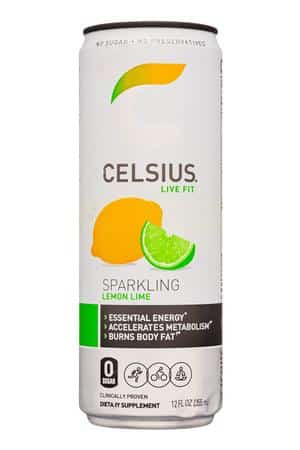 CELSIUS : Celsius-12oz-2023-Sparkling-LemonLime-Front