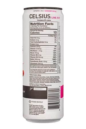 CELSIUS : Celsius-12oz-2025-CherryCola-CherryCola-Facts