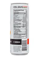 CELSIUS : Celsius-12oz-LiveFit-NonCarb-PeachMangoGreenTea-Facts