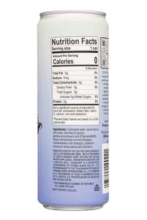 CENTR : Centr-12oz-2023-SparklingCitrusWater-Enhanced-Facts