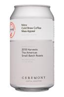 Ceremony Coffee Roasters: CeremonyCoffee-12oz-NitroColdBrew-Front