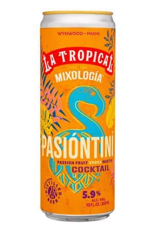 Cerveceria La Tropical: LaTropica-12oz-2025-Cocktail-Pasiontini