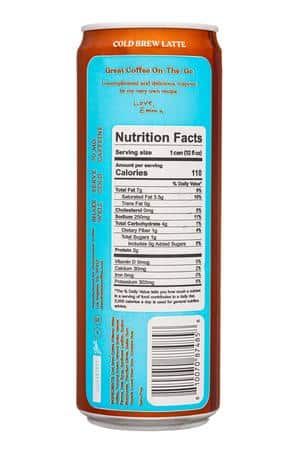 Chamberlain Coffee: ChamberlainCoffee-12oz-2023-Latte-ColdBrew-Facts
