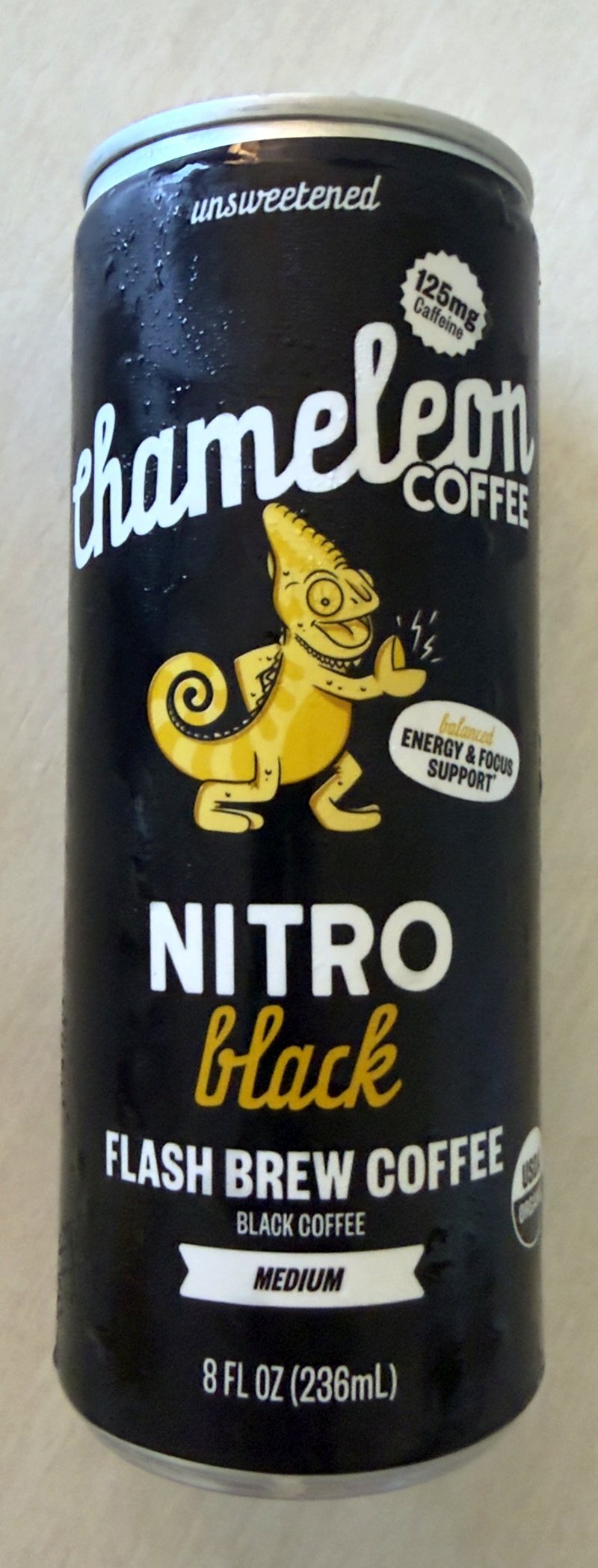 Nitro Black Flash Brew Coffee Black Coffee Medium