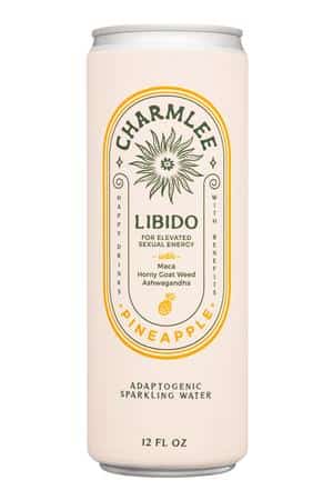 Charmlee: Charmlee-12oz-2023-SparklingWater-Libido-Pineapple-Front