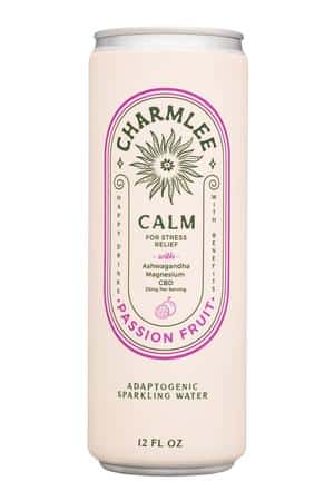 Charmlee: Charmlee-12oz-2023-SparklingWater-Calm-Passion-Front