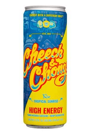 Cheech & Chong's: CheechAndChong-12oz-2023-HighEnergy-TropicalSunrise-Front
