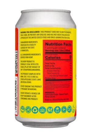 Cheech & Chong's: CheechAndChongs-12oz-2023-HighDry-CitrusSunrise-Facts