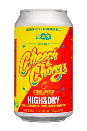 Cheech & Chong's: CheechAndChongs-12oz-2023-HighDry-CitrusSunrise-Front