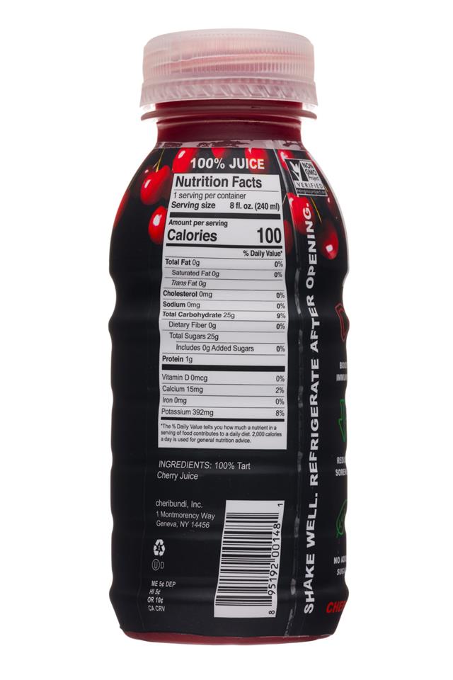 Cheribundi: Cheribundi-8oz-100TartCherry-Facts