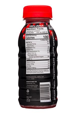 Cheribundi: Cheribundi-8oz-2021-100Natural-Facts