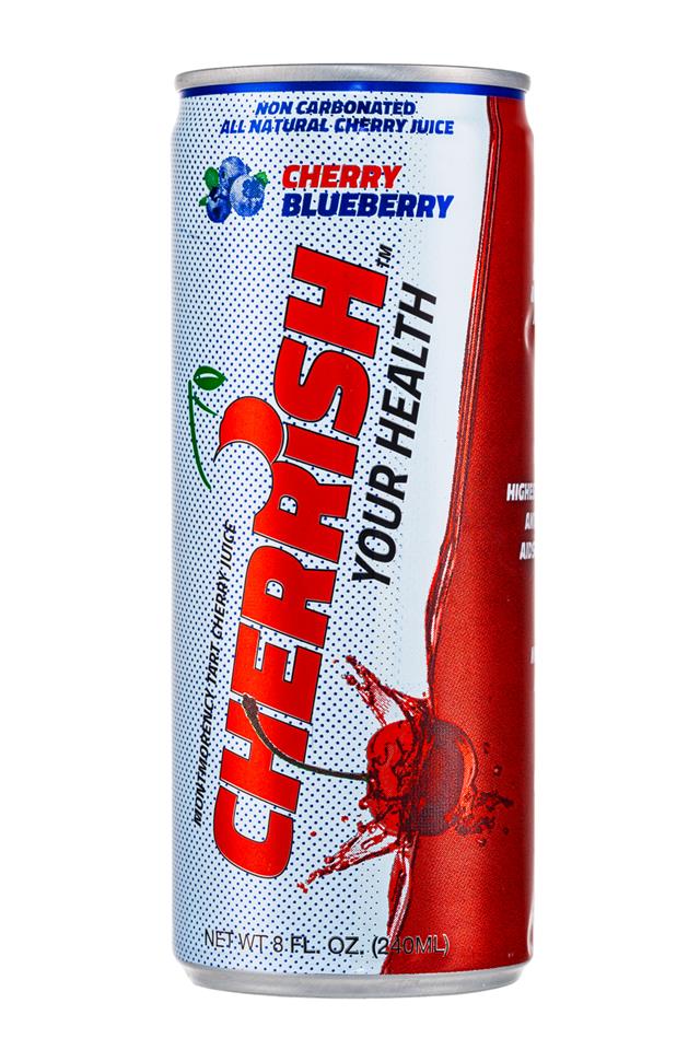 Cherrish Your Health: Cherrish-Can-8oz-CherryBlueberry-Front