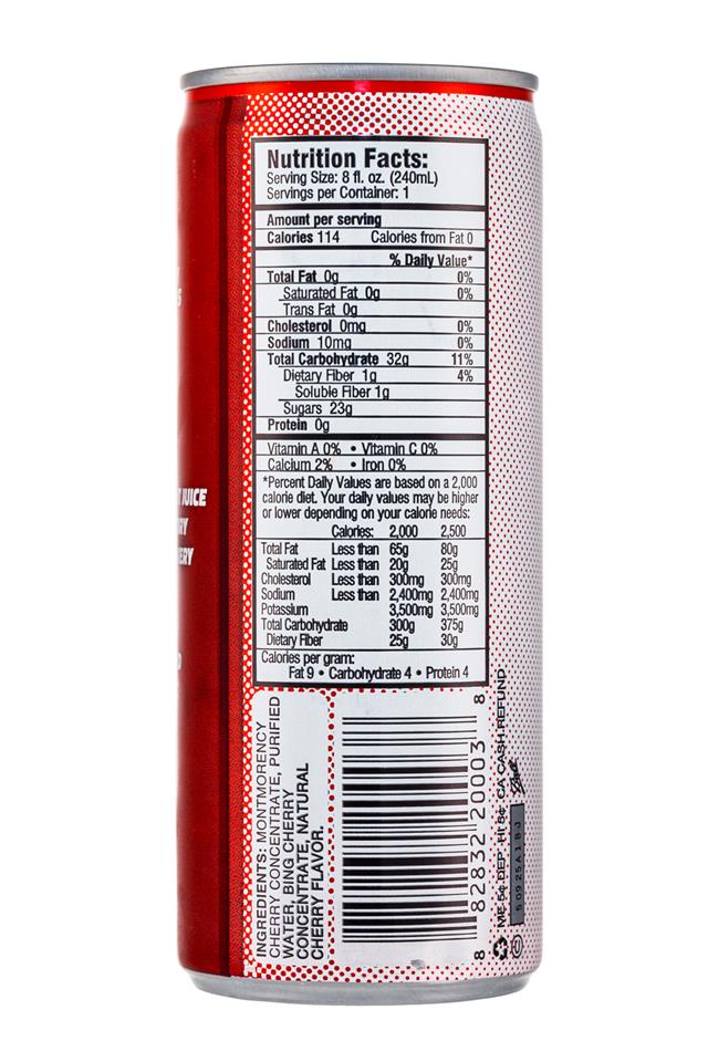 Cherrish Your Health: Cherrish-Can-8oz-Cherry-Facts