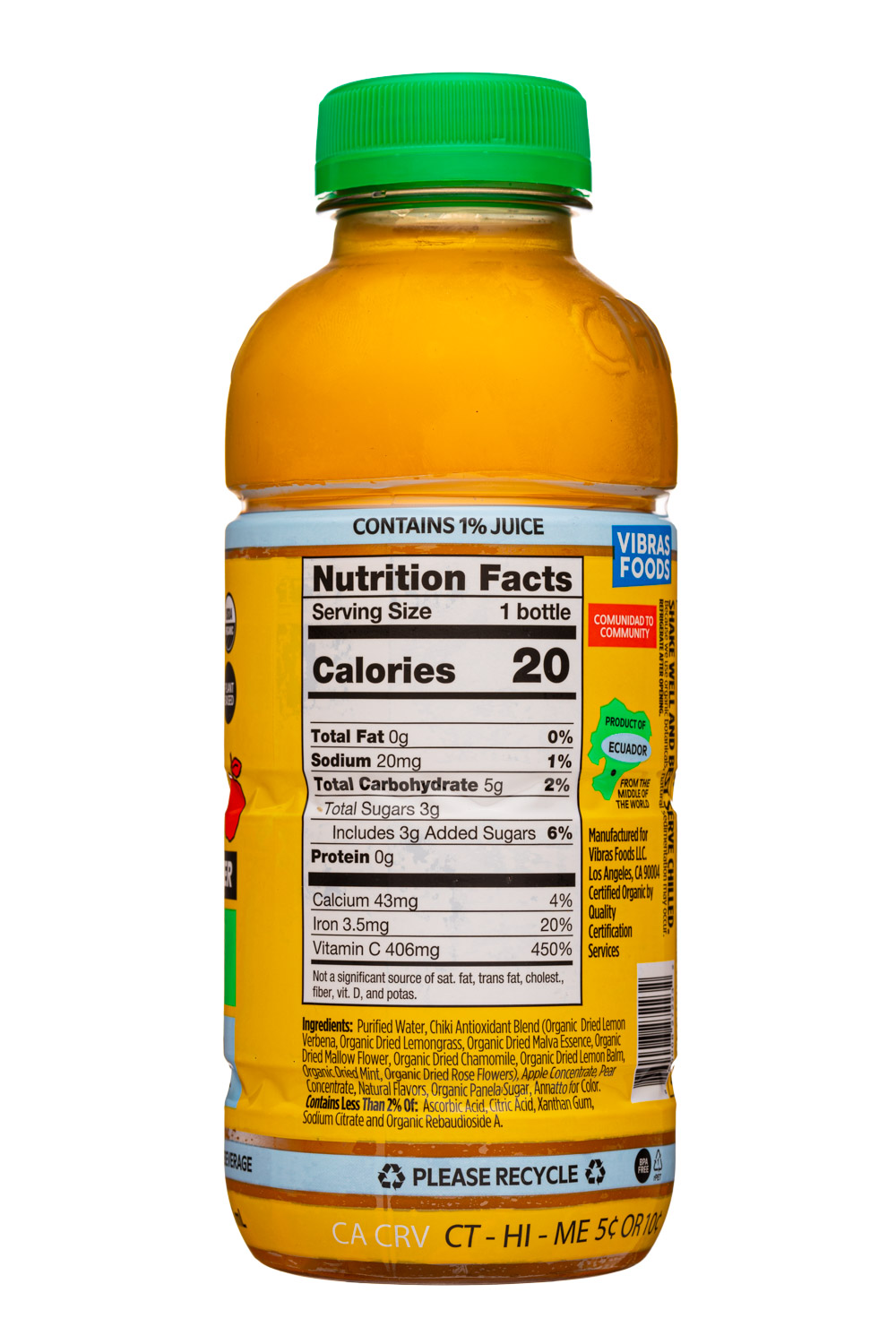 Chiki Chiki Boom Boom : ChikiChikiBoomBoom-16oz-2023-TropicalWater-ApplePear-Facts