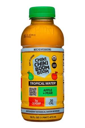 Chiki Chiki Boom Boom : ChikiChikiBoomBoom-16oz-2023-TropicalWater-ApplePear-Front