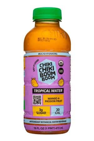 Chiki Chiki Boom Boom : ChikiChikiBoomBoom-16oz-2023-TropicalWater-MangoPassion-Front