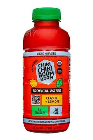 Chiki Chiki Boom Boom : ChikiChikiBoomBoom-16oz-2023-TropicalWater-ClassicLemon-Front