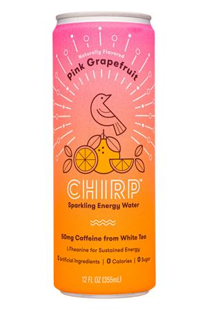 Chirp: Chirp-12oz-2020-SparklingEnergyWater-PinkGrape-Front