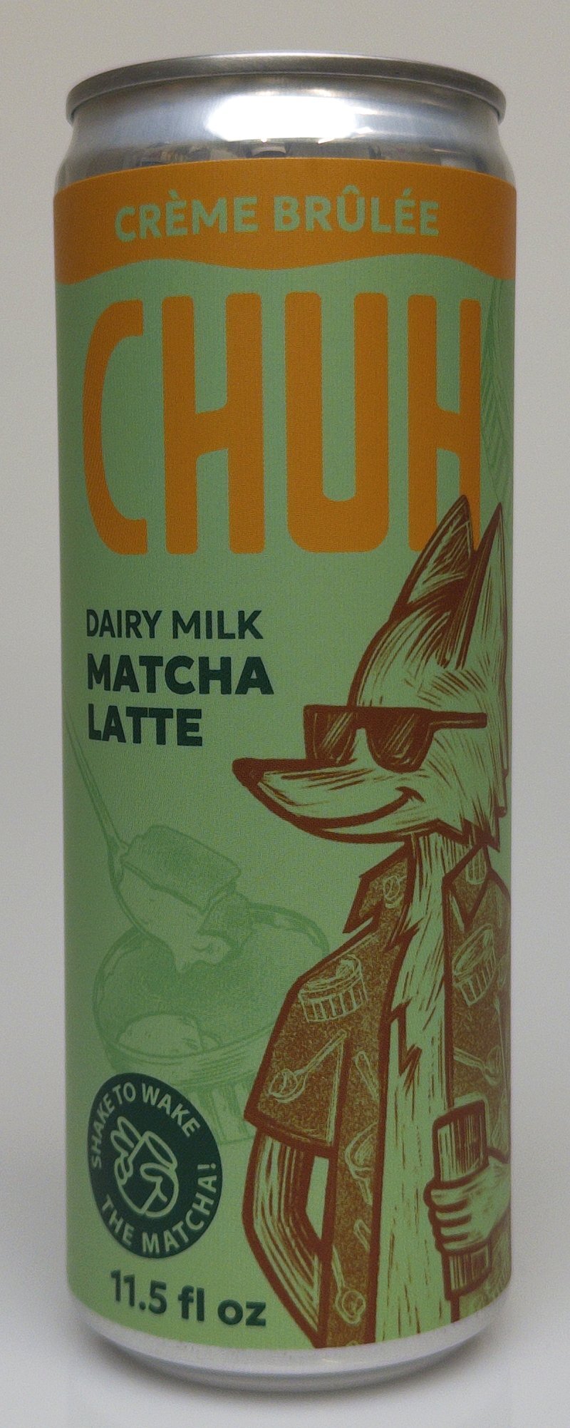 Crème Brûlée Dairy Milk Matcha Latte