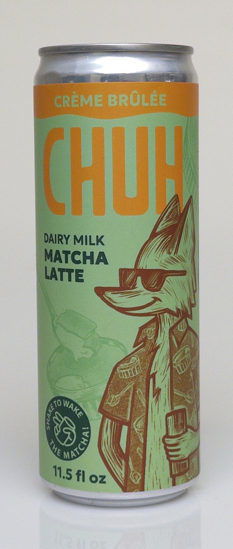 Crème Brûlée Dairy Milk Matcha Latte