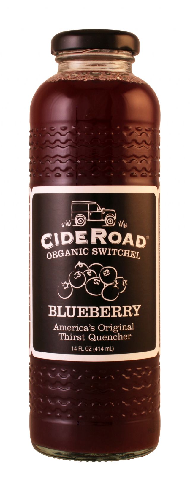 CideRoad Organic Switchel: CideRoad Blueberry Front