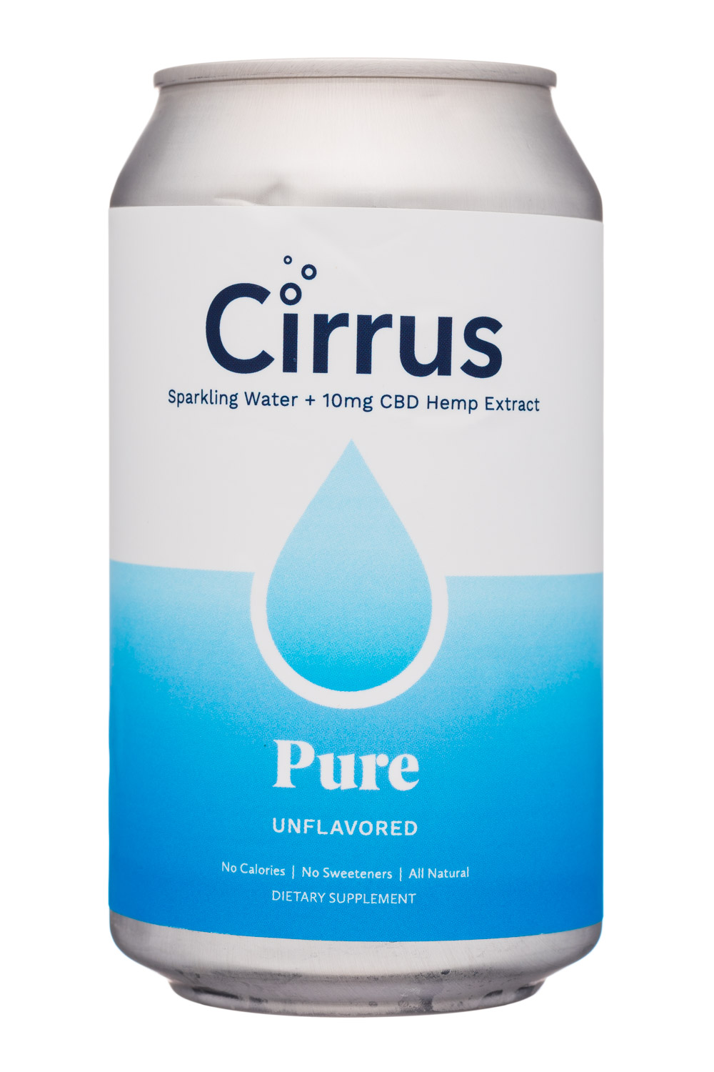 Cirrus: Cirrus-12oz-CBDSparkling-Pure-Front