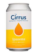 Cirrus: Cirrus-12oz-SparklingWater-10mgCBD-Ipanema-Front