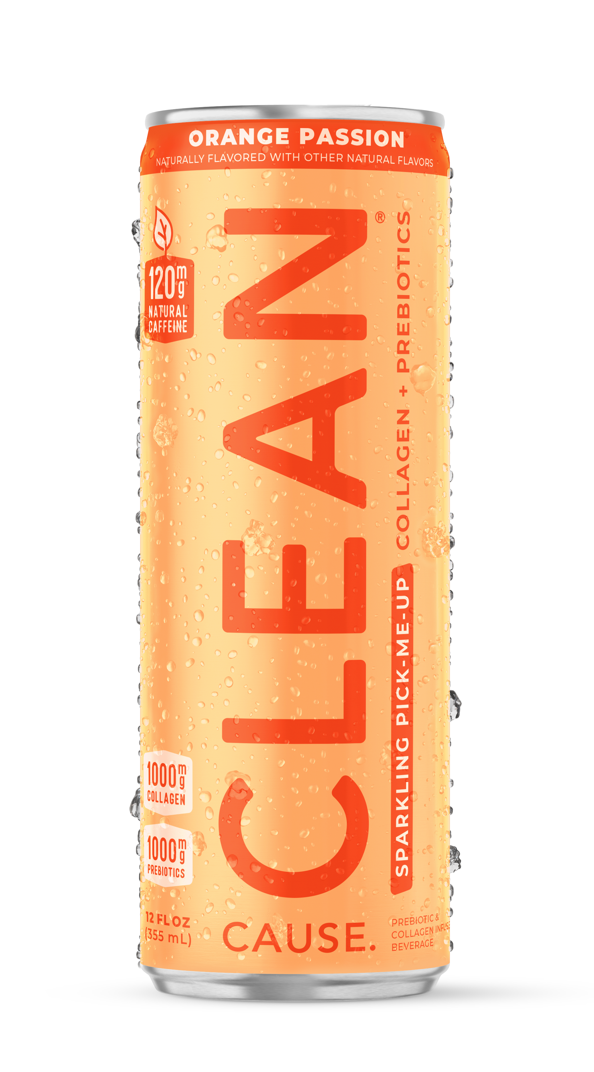 Orange Passion Sparkling Pick-Me-Up with Prebiotics & Collagen
