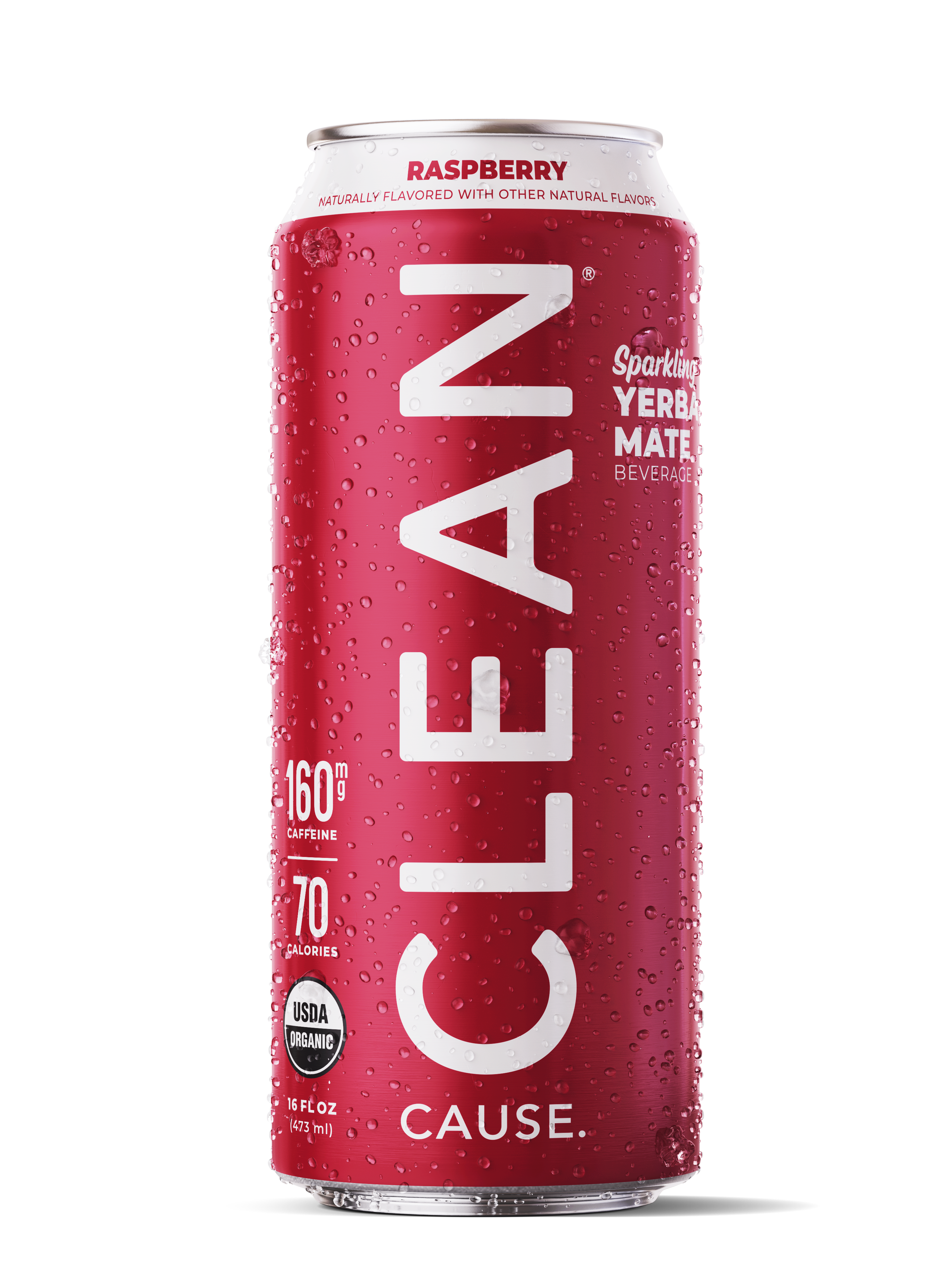 Raspberry Organic Sparkling Yerba Mate