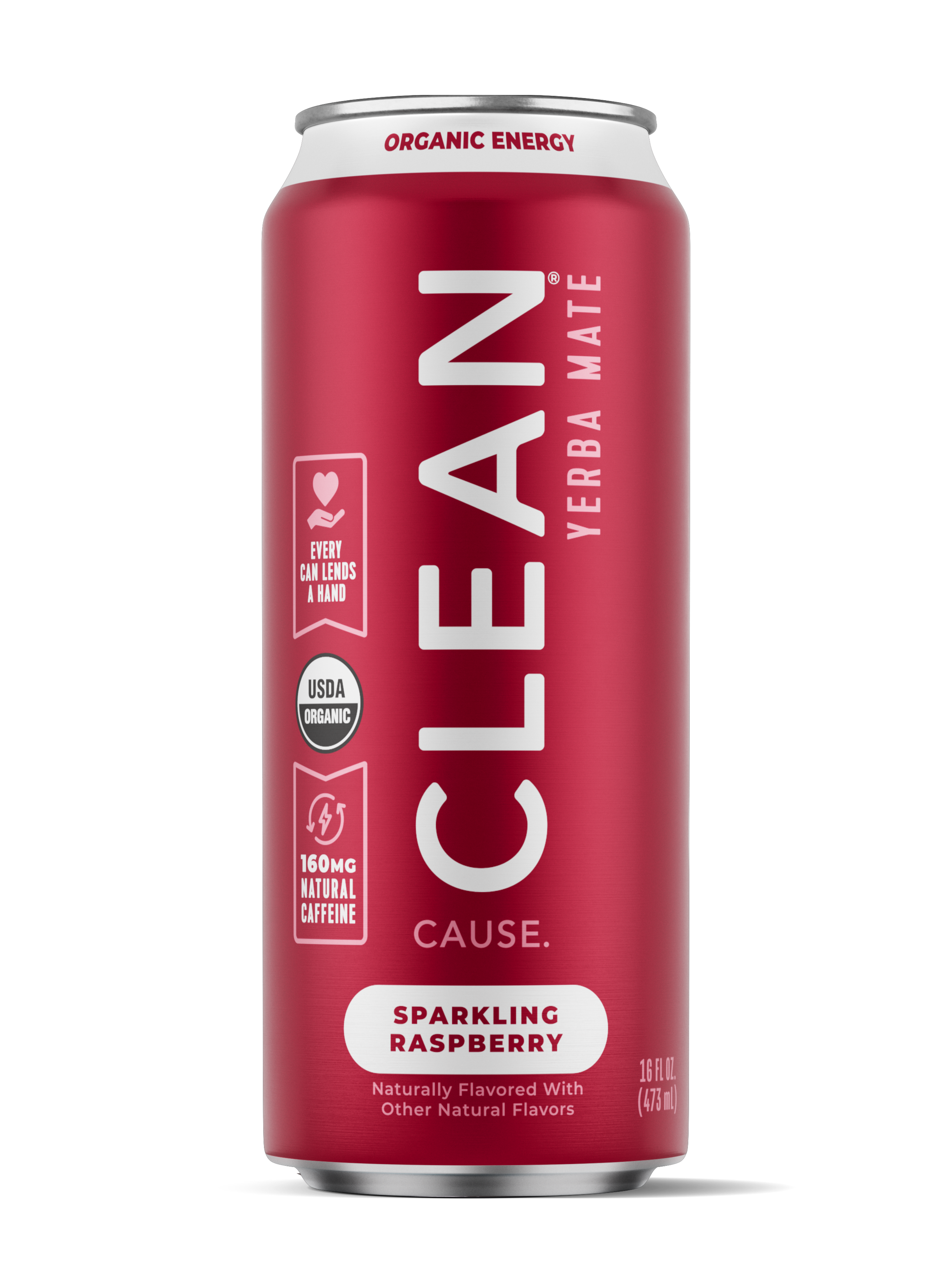 Clean Cause: Photo of Raspberry Organic Sparkling Yerba Mate - Clean Cause (uploaded by company)